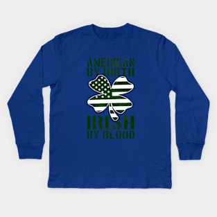 irish by blood Kids Long Sleeve T-Shirt